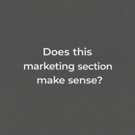 10 minute Grant Marketing Sanity Check